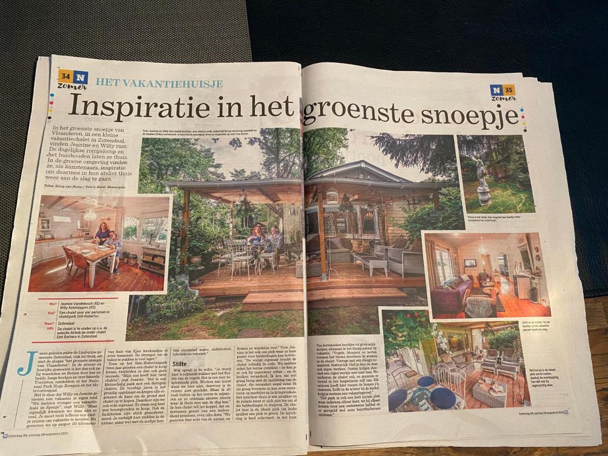 Chalet Sint Barbara Zutendaal Kültér fotó